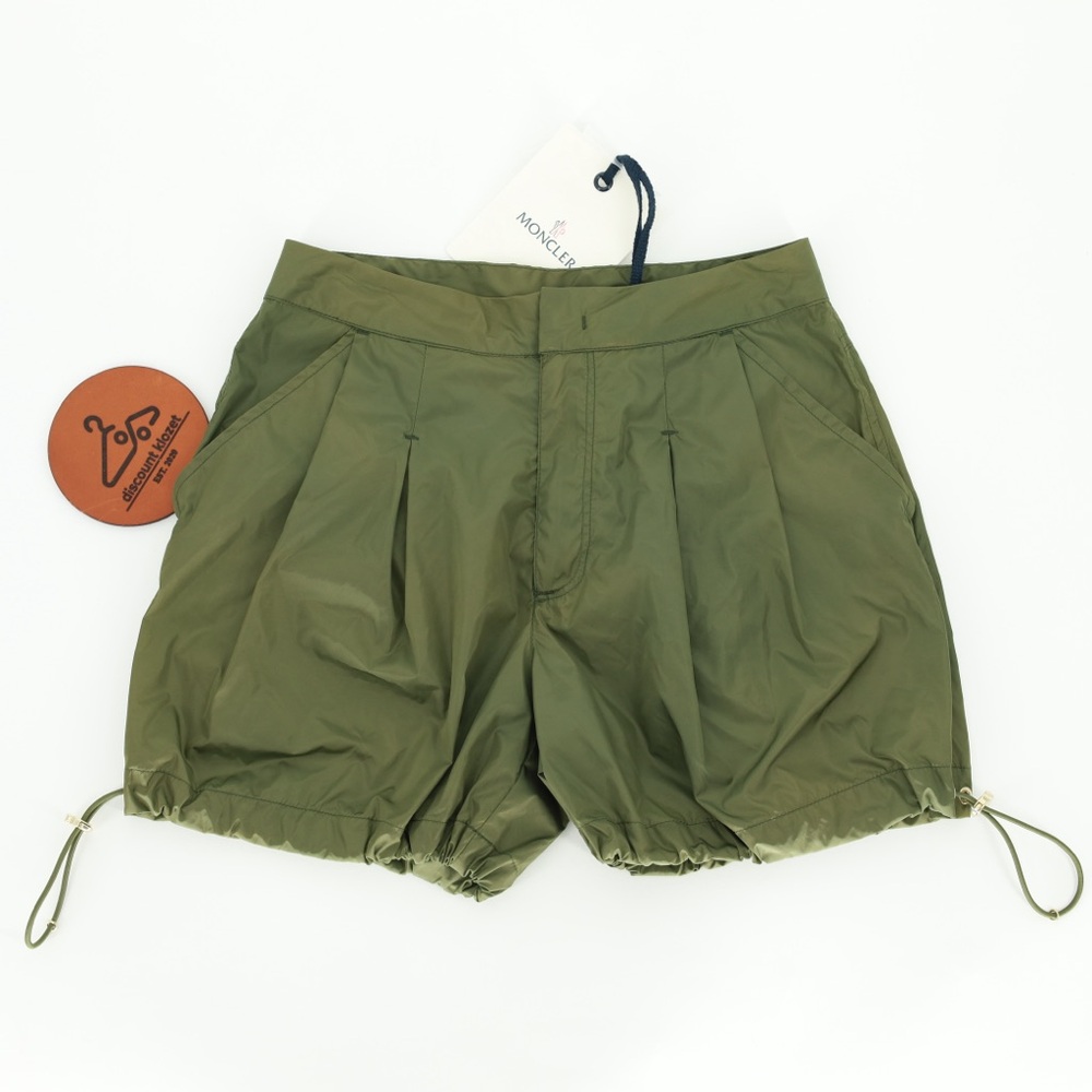 Moncler Nylon Shorts Pantalone‎ Bermuda Size 38/XXS Adjustable Bungee Drawcord